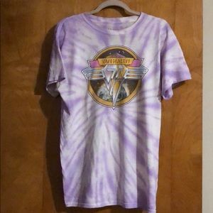 Van Halen Vintage Violet Tie Dye Top